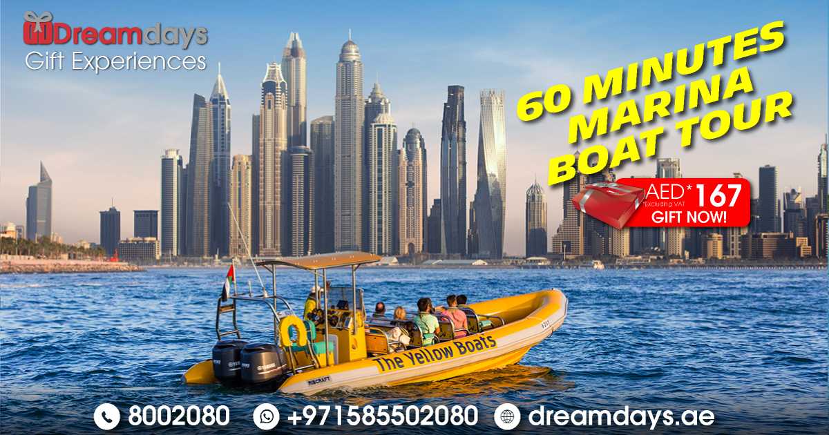 60 Mins Marina Boat Tour- Sightseeing Dubai's Product catelog
