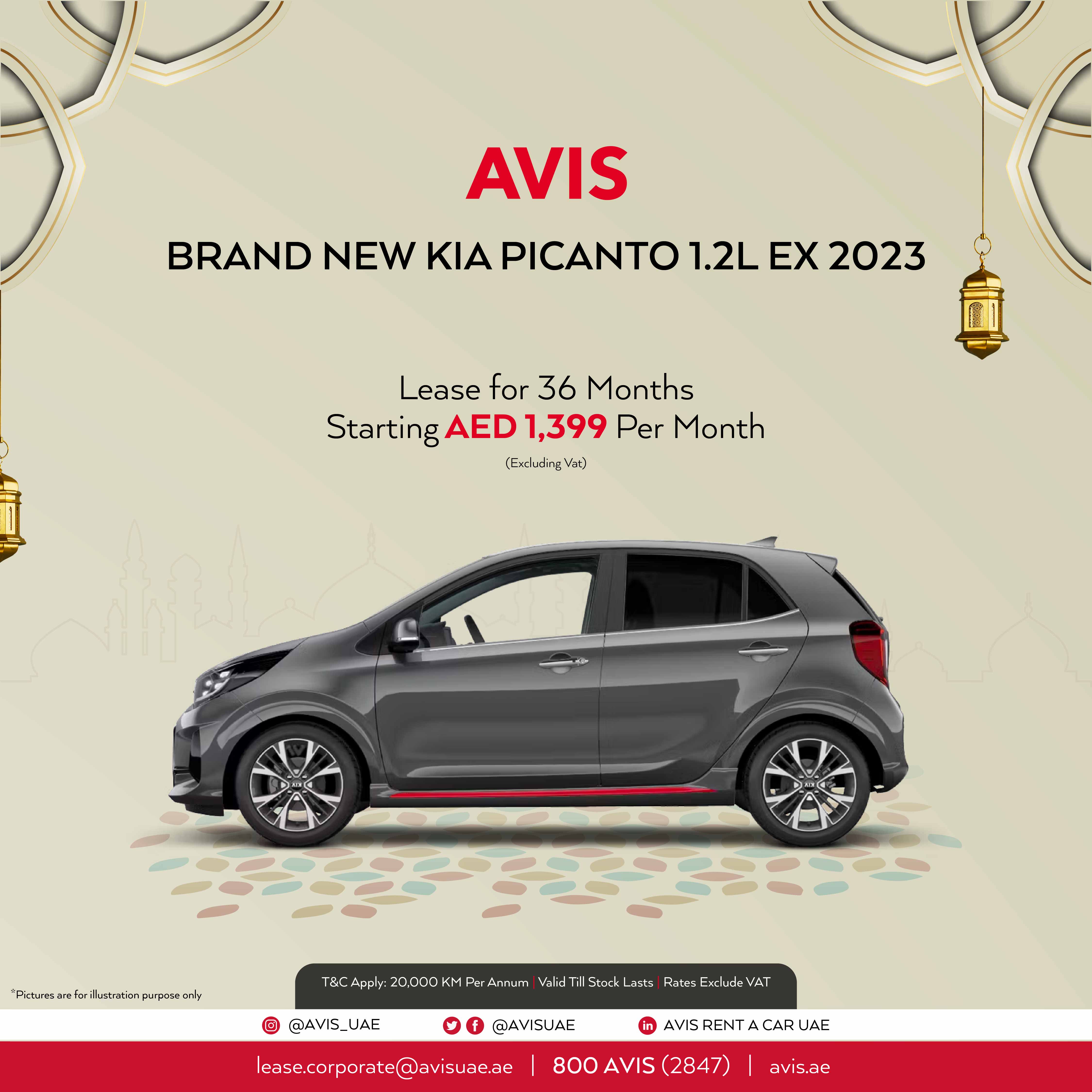 Buy AVIS Lease a Car starting from AED 1,399 per month. Ramadan