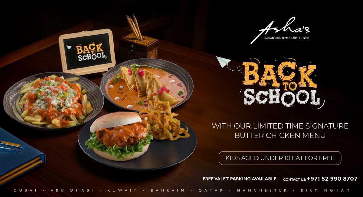 BACK TO SCHOOL  AT ASHA'S