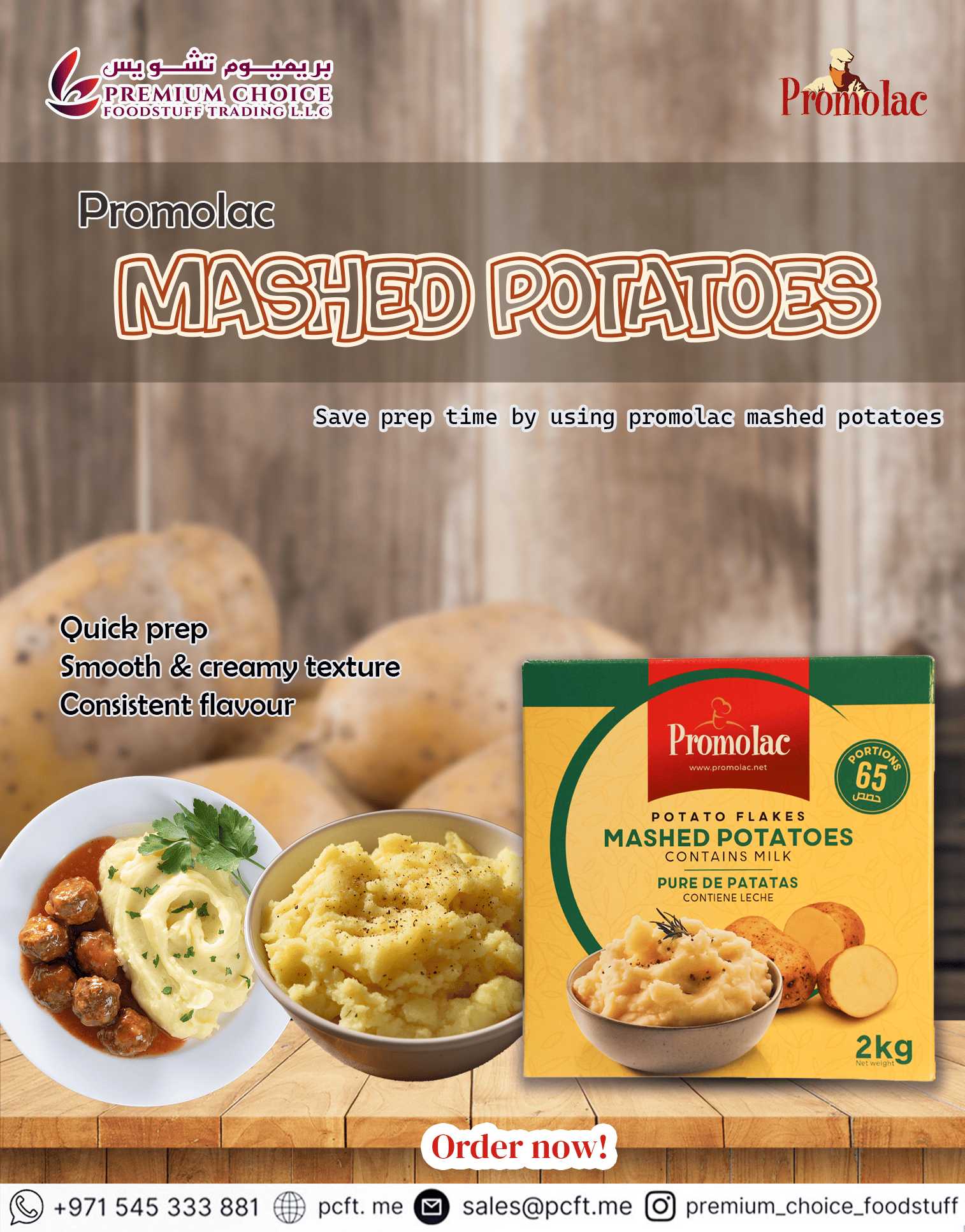 Promolac Mashed Potatoes