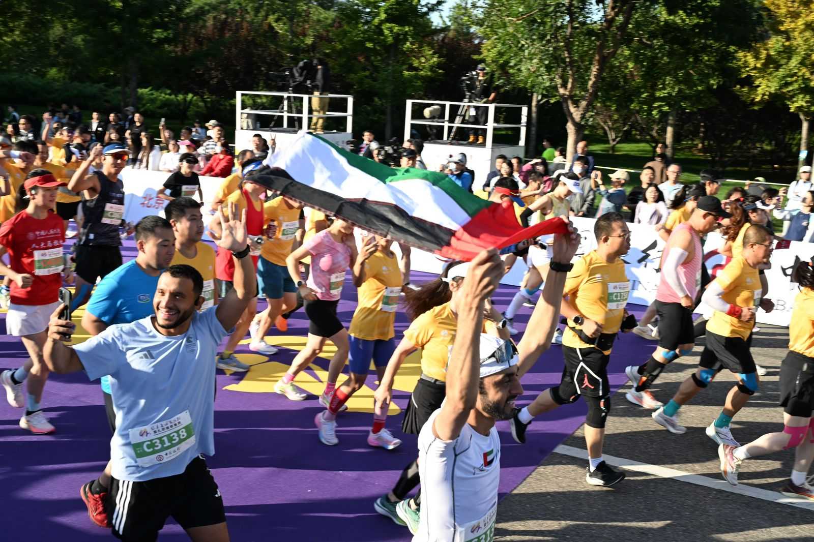 Closing of the 2025 Huairou Great Wall Marathon & the ‎Zayed Charity Run with nearly 17,000 Participants from ‎Around the World