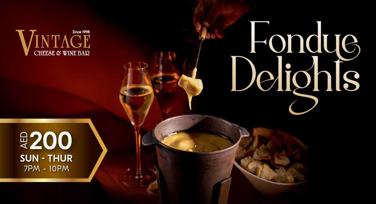 Melt into Pure Bliss with Fondue Delights at Vintage!