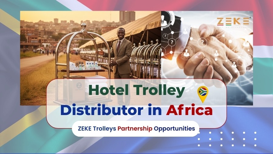 Hotel Trolley Distributor In Africa | ZEKE Trolleys
