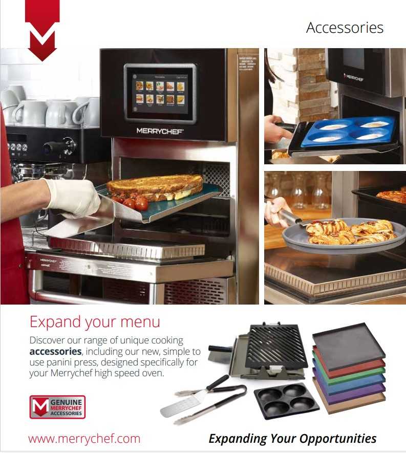 EXPAND YOUR MENU WITH MERRYCHEF ACCESSORIES